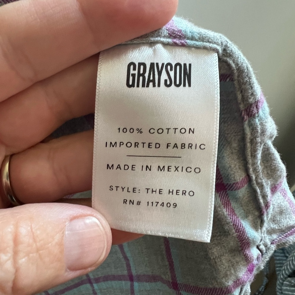 Grayson Flannel Button Down Shirt - image 4